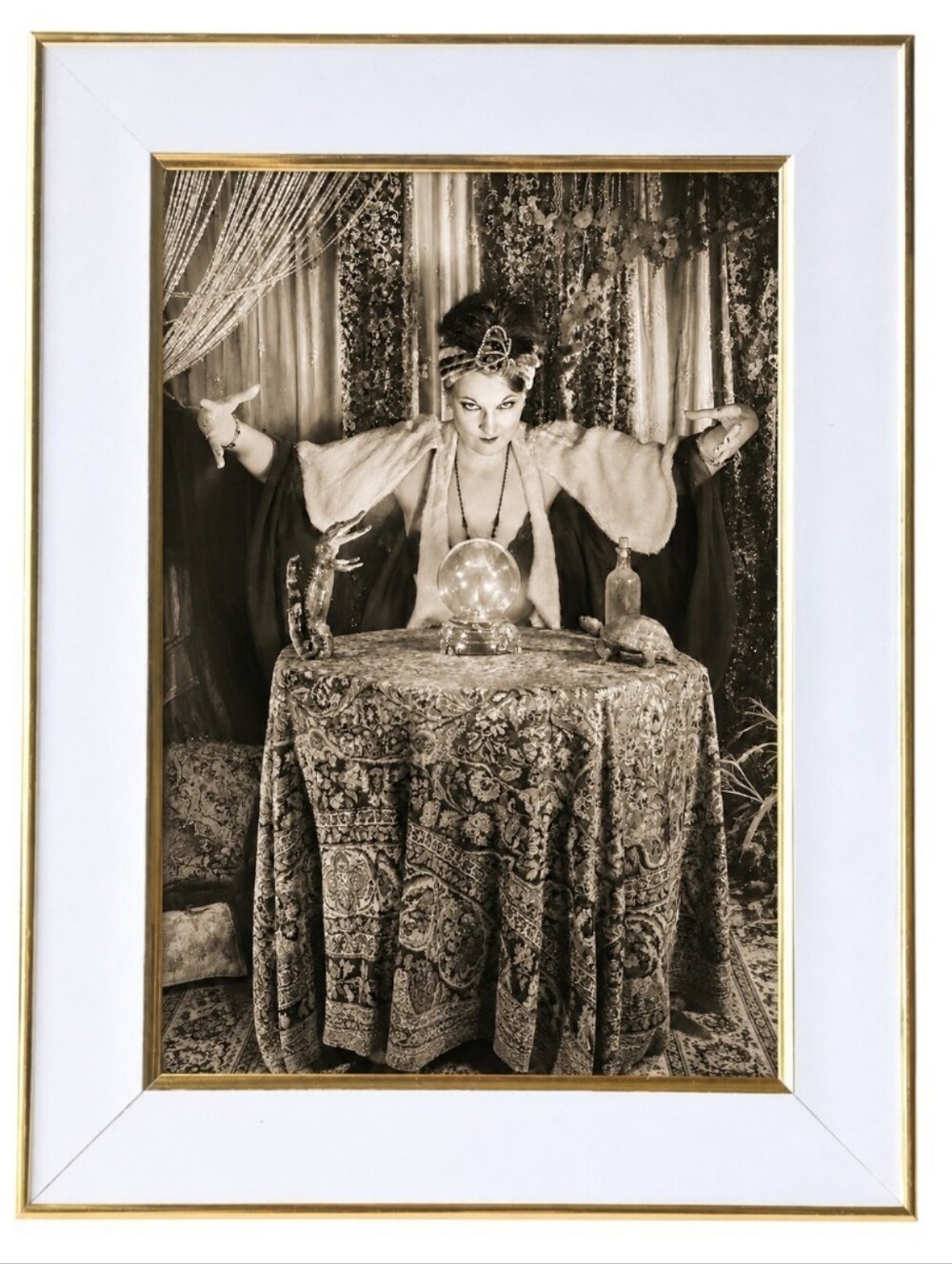 Vintage Gypsy Fortune Teller punk rock Gypsy spells Wiccan wicca Crystal ball